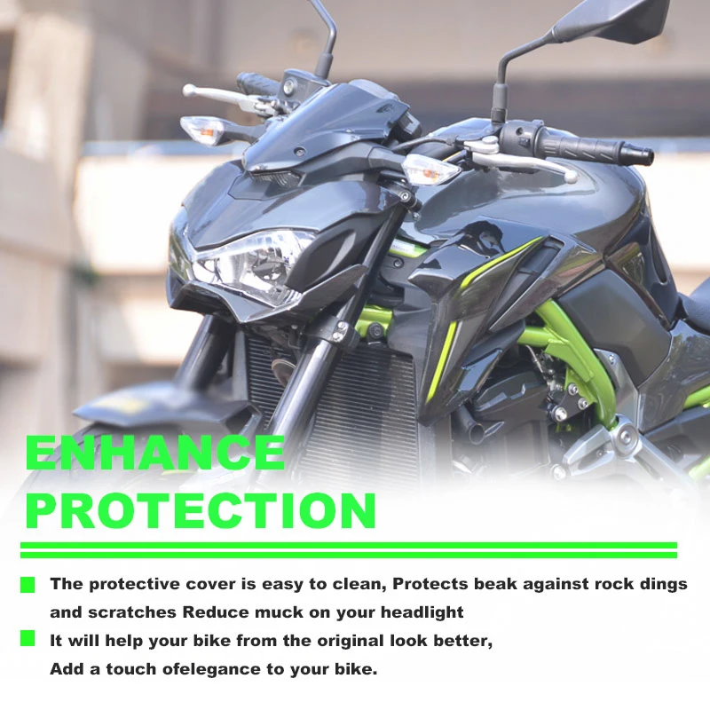 Для Kawasaki Z 900 2017 2018 2019, верхняя крышка передней фары мотоцикла, Инжекционный головной фонарь, обтекатель Z900, аксессуары, капот с клювом 1