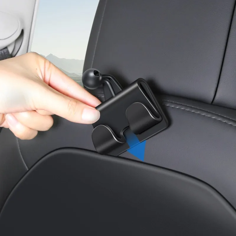 Для Tesla Модель 3 Y Крючок для держателя телефона на заднем сиденье, поворотная подставка на 360 градусов, кронштейн для автоматического подголовника для планшетного ПК, подставка для iPad Mini 4