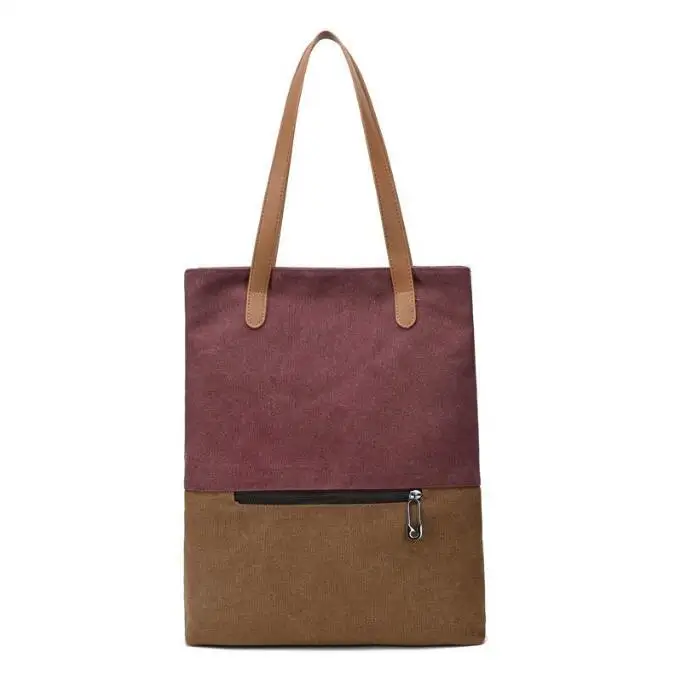 Женская холщовая сумка-тоут, дизайнерская женская повседневная сумка, сумка через плечо, многоразовая пляжная сумка для покупок большой емкости 2