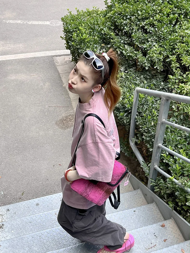 Женский винтажный опрятный школьный рюкзак Y2k Эстетический рюкзак в британском стиле, модный для девочек, милый школьный ранец, мини-клетчатая сумка для книг, Новинка 3