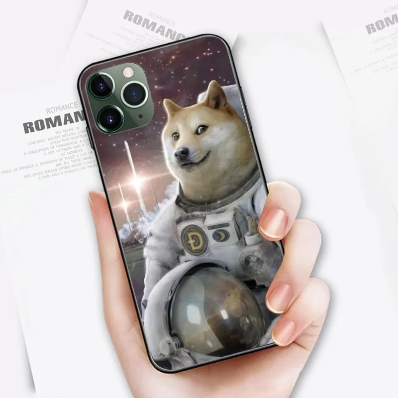 Забавный Мем Собака Чехол Для Телефона iPhone 14 13 12 11 XS X 8 7 6 Plus Mini Pro Max SE 2022 Мягкий Черный Чехол Для Телефона 4