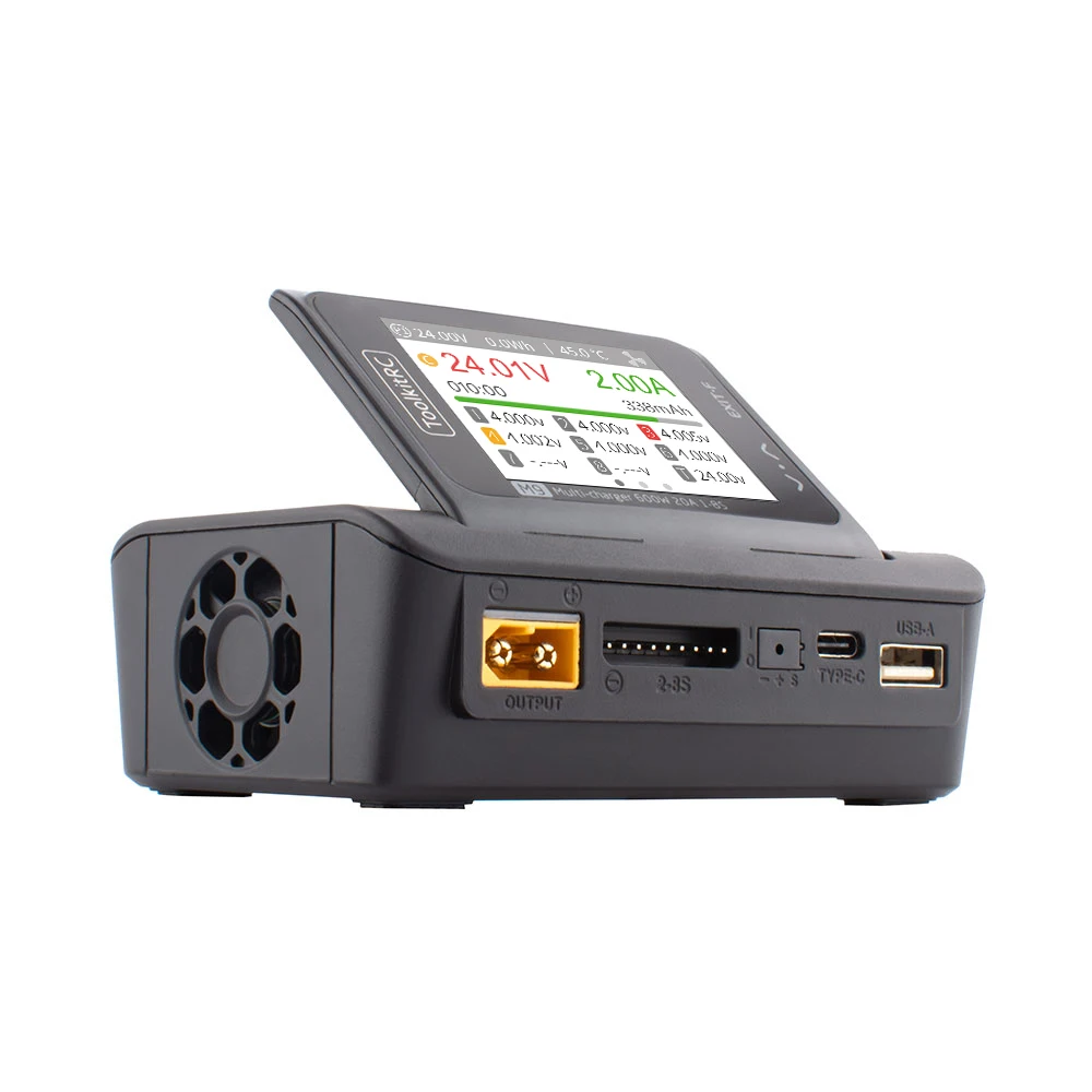 Зарядное устройство ToolkitRC M9 Balance С Функцией аудио Голосовой Трансляции Для Радиоуправляемого Автомобиля 1-8 S Lipo Battery /600 Вт/TYPEC + TYPEA 65 Вт 5