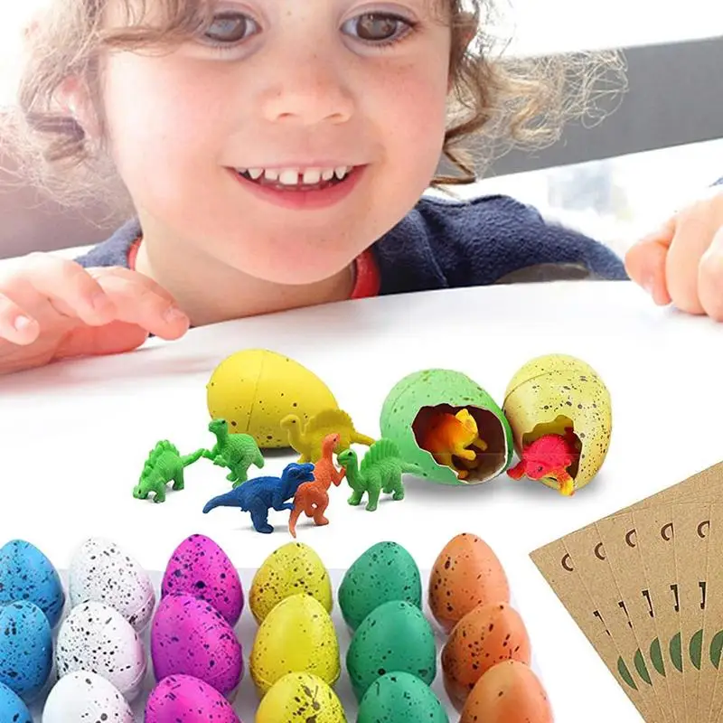 Инкубационные растущие яйца 24 упаковки инкубационных растущих игрушек-динозавров, игрушек из яиц динозавров, научных наборов для взлома инкубационных яиц, новинка, яйцо динозавра С 2