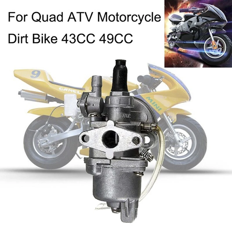 Карбюратор Carb для деталей двигателя 47cc 49cc Карманный байк Mini Moto ATV Quad 4