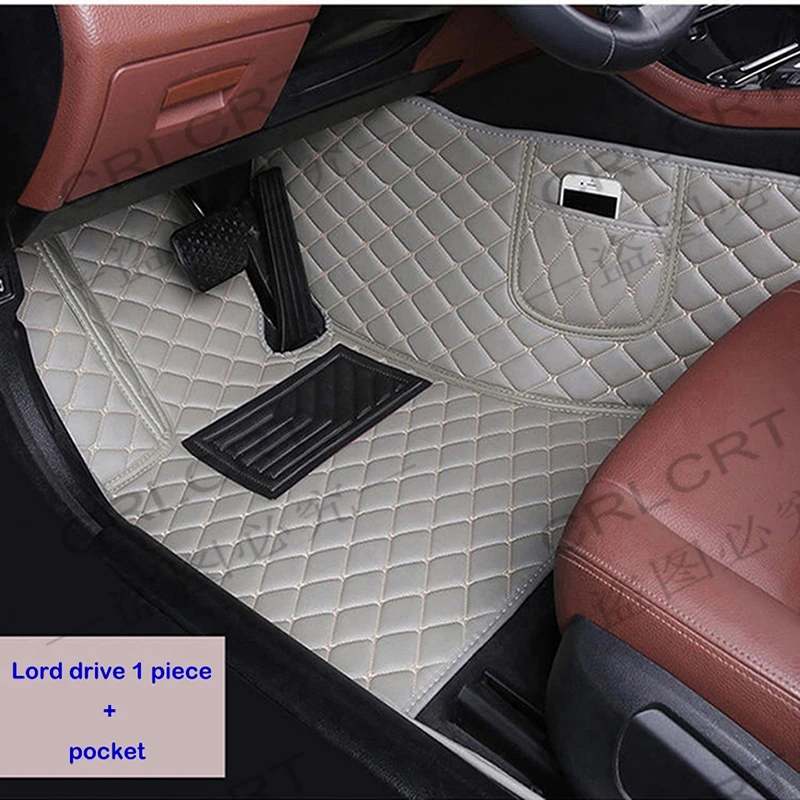 Кожаные автомобильные коврики CRLCRT для Mercedes benz E Class w211 2005-2016 2017 2018 Пользовательские автомобильные ковровые покрытия для ног 0