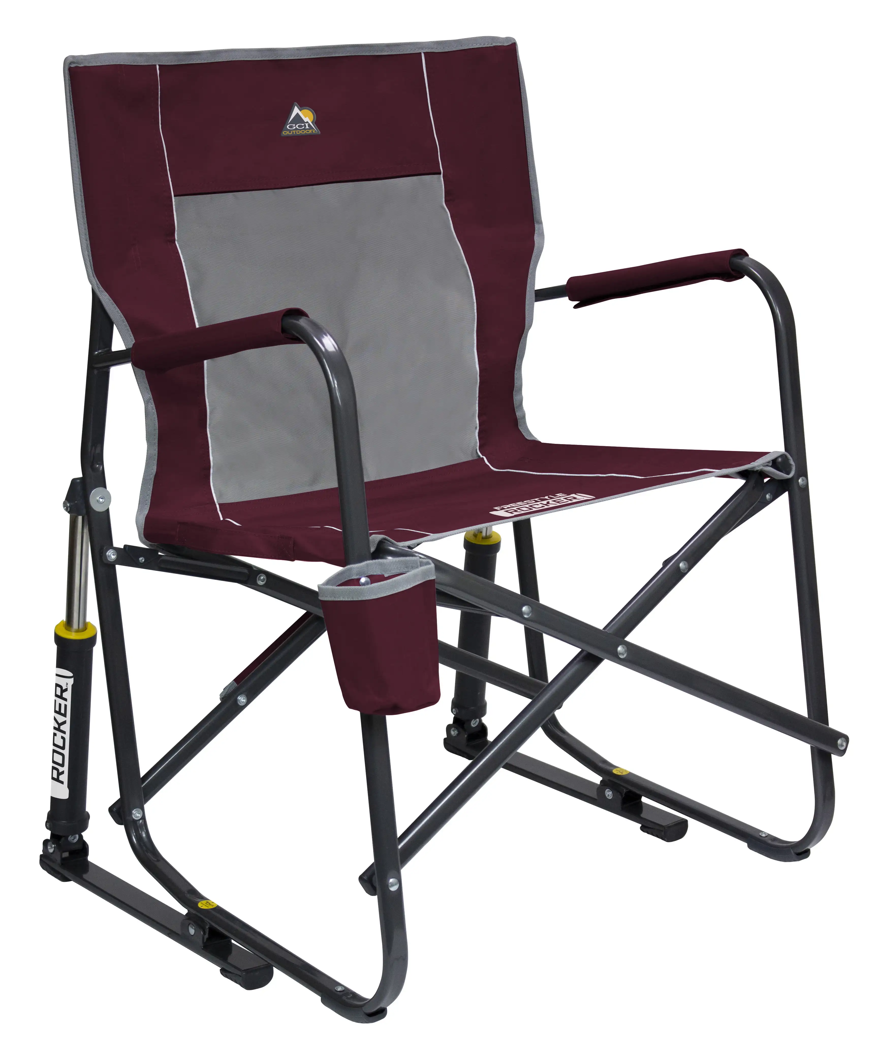 Кресло-качалка GCI Outdoor Freestyle, бордовый, для взрослых 0