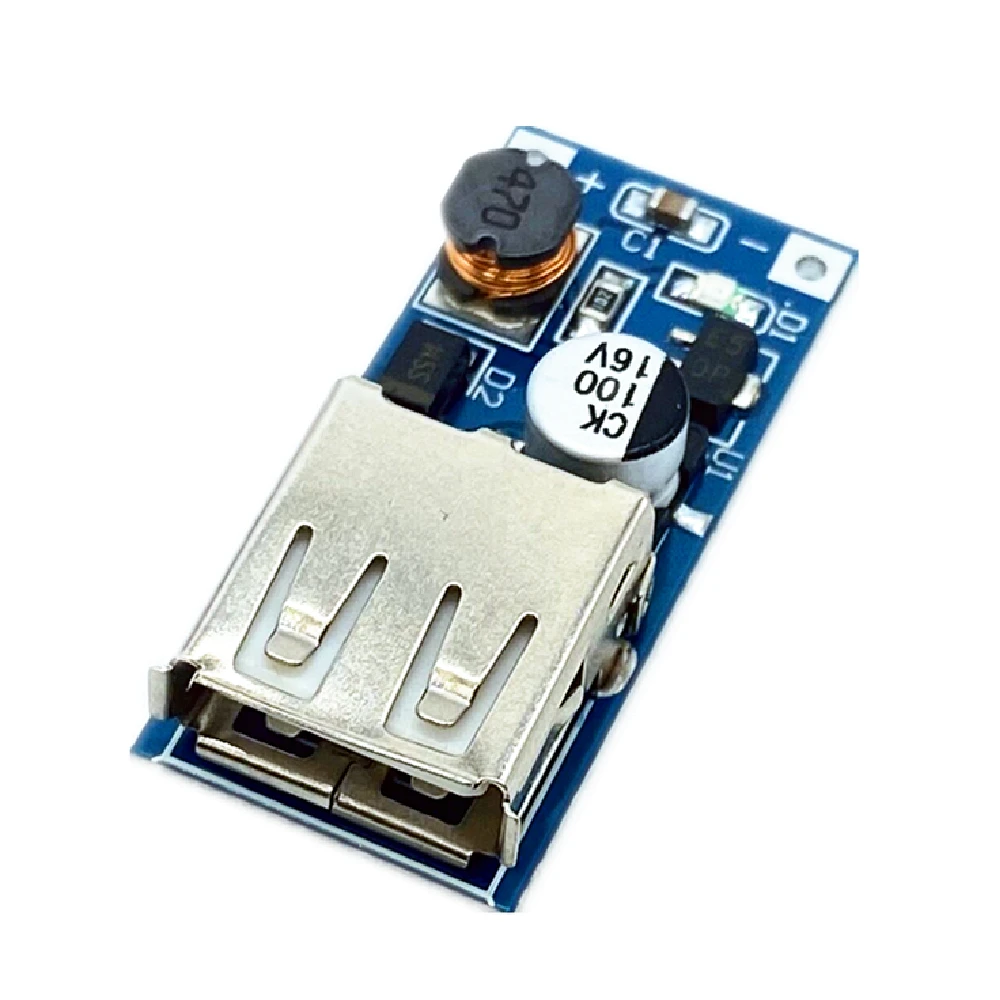 Модуль Повышающего Усилителя питания USB-преобразователя напряжения от 0,9 В-от 5 В до 5 В постоянного тока 0