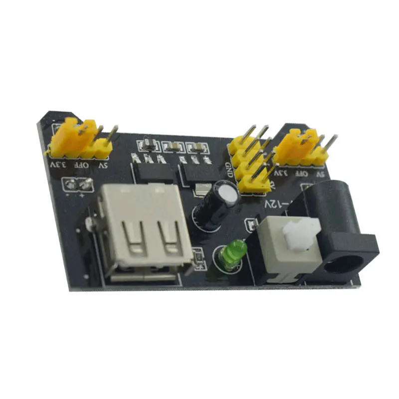 Модуль питания макетной платы MB102 3.3 В 5 В, Беспаянная макетная плата для Arduino, регулятор напряжения DIY 5