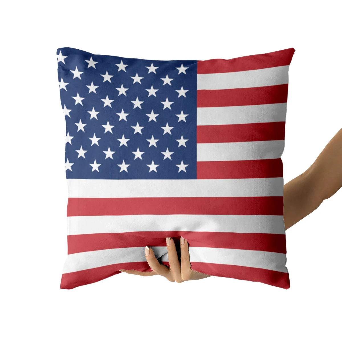 Наволочка для домашнего декора WUZIDREAM с флагом Соединенных Штатов Америки, Украшение наволочки, Декоративная подушка для наволочки 3