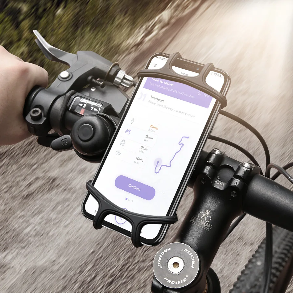 Новый Держатель для велосипедного телефона, Силиконовый Руль для мотоцикла, Поддержка мобильного Телефона, Аксессуары для крепления на Дорожный Велосипед MTB, Велосипедная Сумка 3