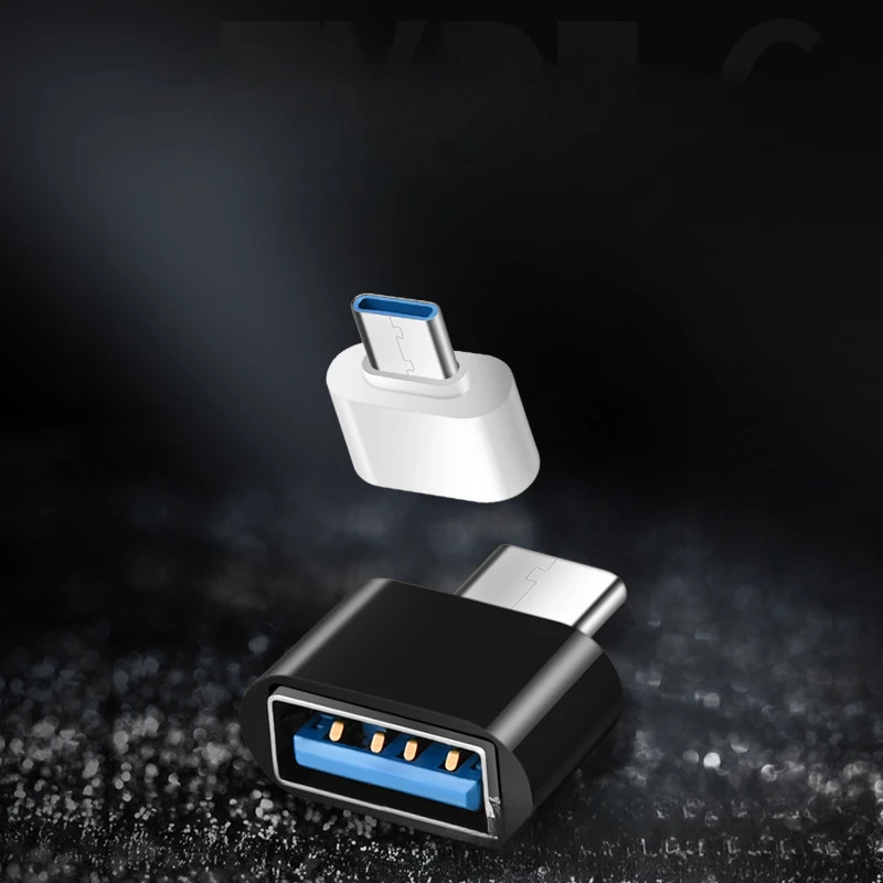 Новый Универсальный разъем адаптера Type-C к USB 2.0 OTG для мобильного телефона USB2.0 Кабель-адаптер Type C OTG 3