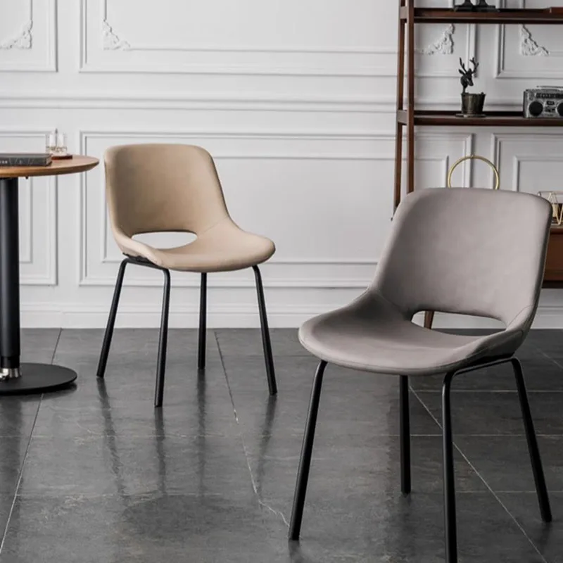 Обеденные стулья скандинавского дизайна, Дизайнерские обеденные стулья для балкона, спальни, обеденные стулья для игр, Удобная офисная мебель Silla для двора. 0