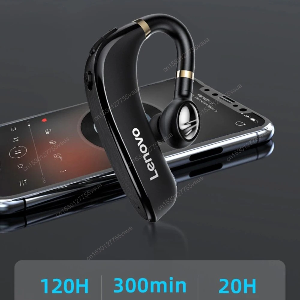 Оригинальные наушники Lenovo HX106 Bluetooth Pro с ушным крючком Беспроводные наушники Bluetooth 5.0 с микрофоном 40 часов за рулем Встречи 4