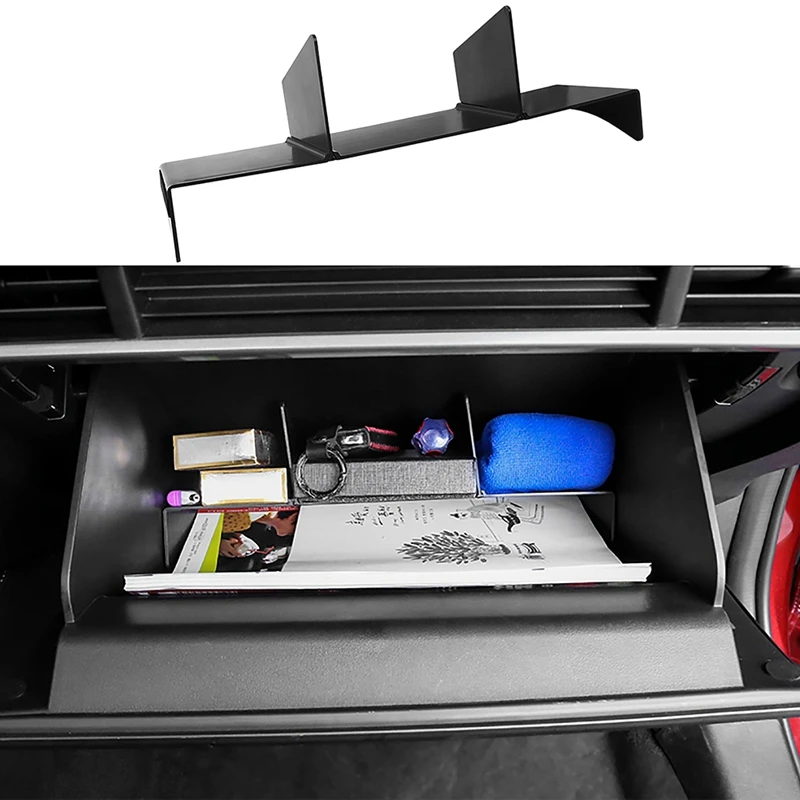 Перегородка Перчаточного ящика второго пилота автомобиля, внутреннее отделение, Многофункциональный ящик для хранения Mazda CX30 CX-30 2020 2021 2