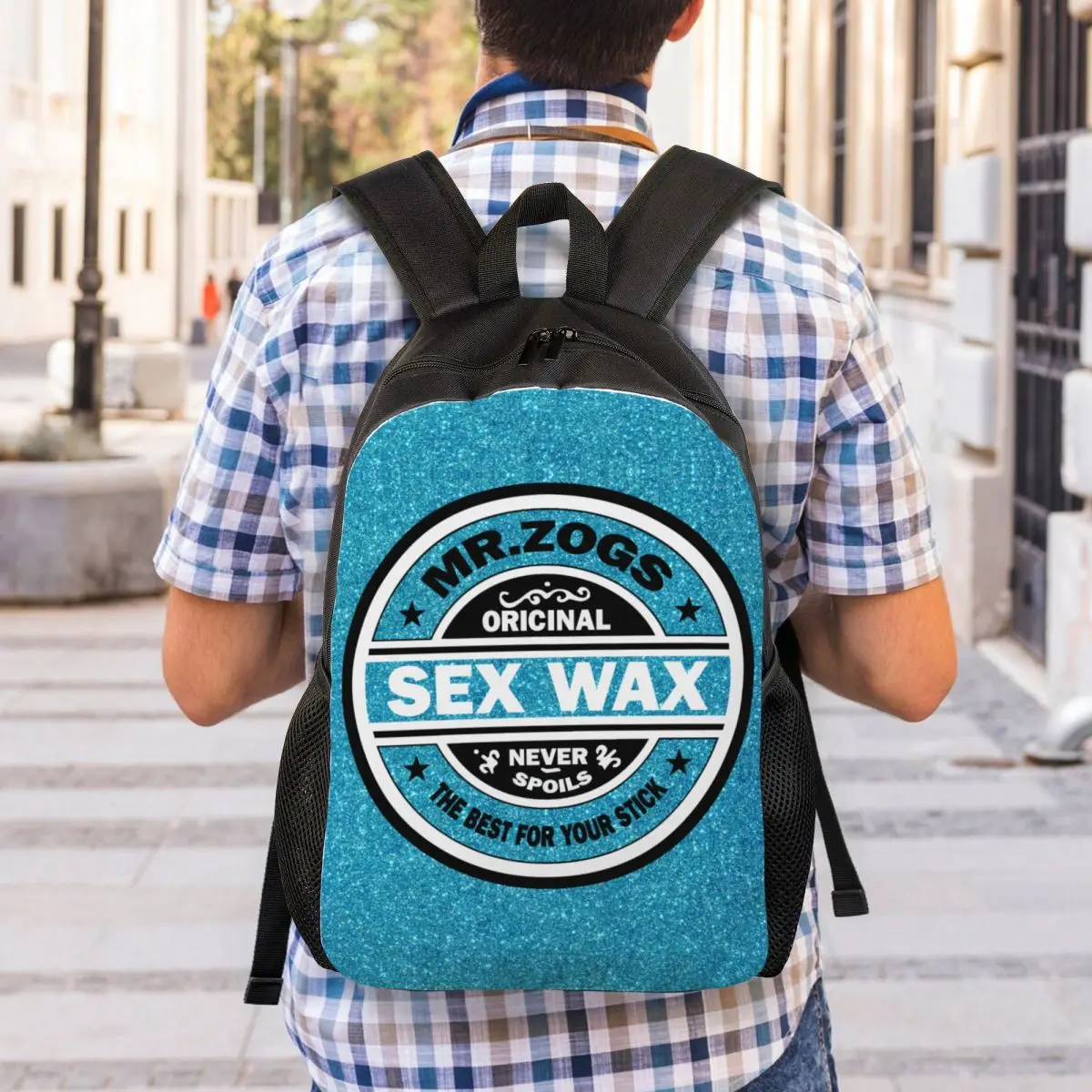 Персонализированный рюкзак Mr. Zogs Sex Wax для мужчин и женщин, модная сумка для книг для школы, колледжа, серфинга, подарочные пакеты для серфинга 5