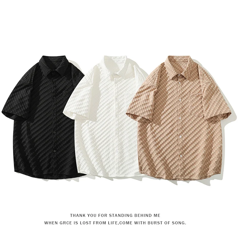 Стиль Дизайн Повседневная гавайская черная рубашка с коротким рукавом Мужская пляжная блузка 2023 Летняя одежда Оверсайз 4XL 5XL 1