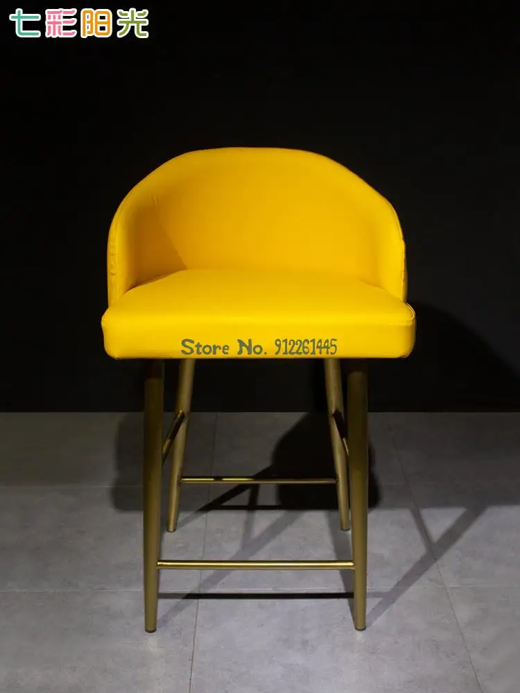 Стойка регистрации стул для приема гостей стул со спинкой для кассира ювелирного магазина специальный стул для домашнего бара высокий табурет 2