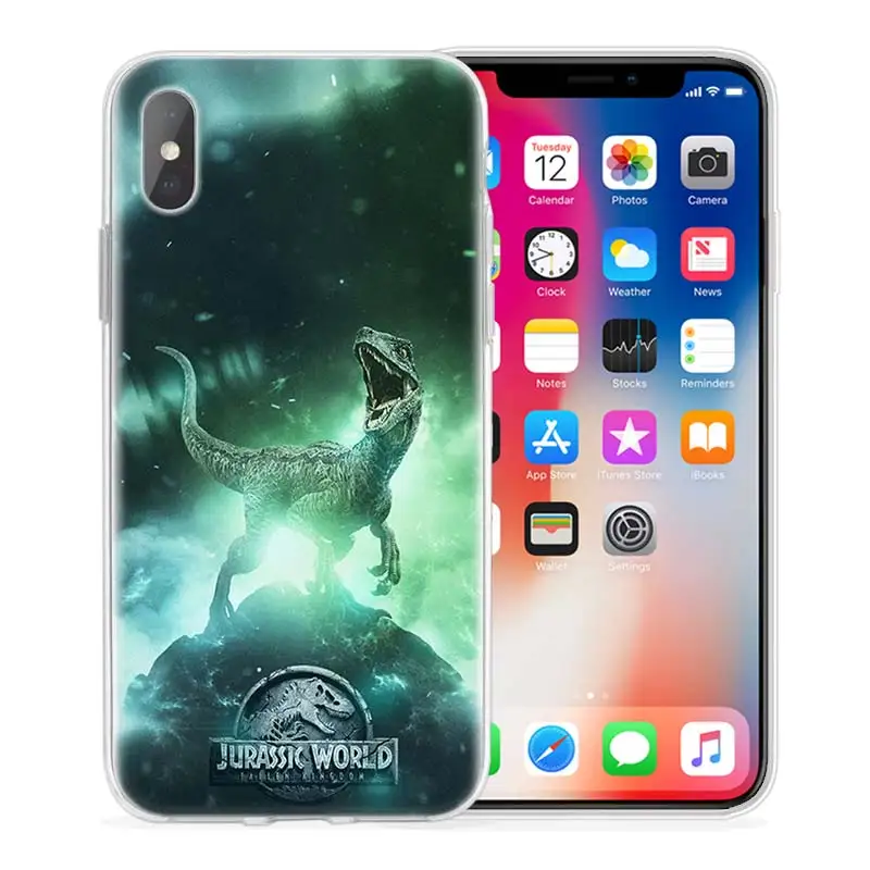 Чехол World Jurassic Park для Apple iPhone 14 13 12 Mini 11 Pro XS Max XR X 7 8 6 6S Plus Силиконовый Чехол Funda Для Телефона Coque Carcasa 2