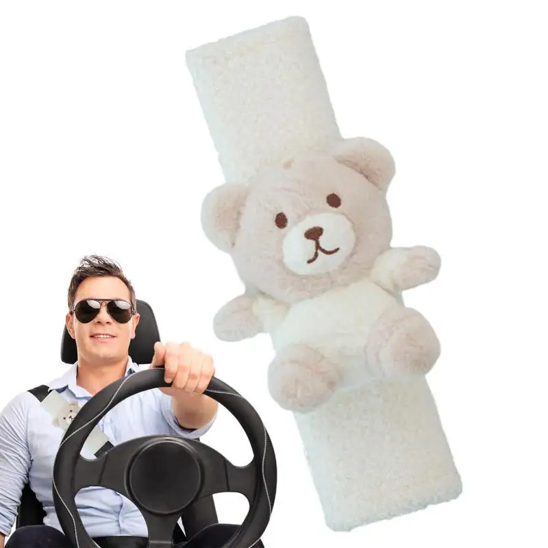 Чехол для ремня безопасности автомобиля с милым мультяшным животным, защитная накладка для автоматического плечевого ремня, защитная накладка для детского плечевого ремня 4
