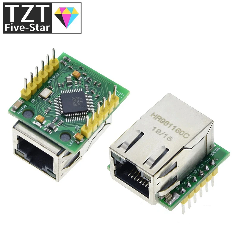 Чип TZT Smart Electronics USR-ES1 W5500 Новый преобразователь SPI в LAN/ Ethernet TCP/IP Mod 2