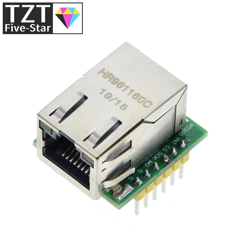Чип TZT Smart Electronics USR-ES1 W5500 Новый преобразователь SPI в LAN/ Ethernet TCP/IP Mod 3