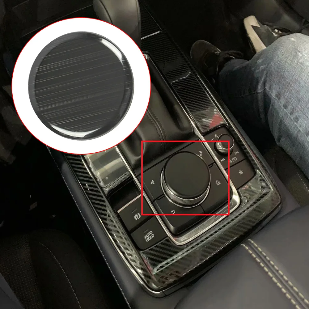 для Mazda CX-30 CX30 2020 2021 Нержавеющая сталь Черная панель переключения передач Кнопка Переключения крышки Отделка автомобиля для укладки 2