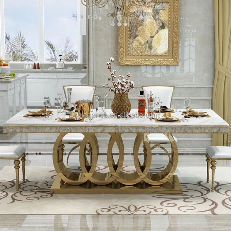итальянский коммерческий стол и стулья на 12 мест, длинный обеденный кухонный обеденный стол, роскошный обеденный столик и стул. 4
